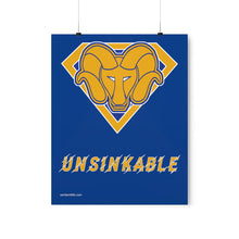 Load image into Gallery viewer, Super Unsinkable Gold Logo Gold Emblem Posters
