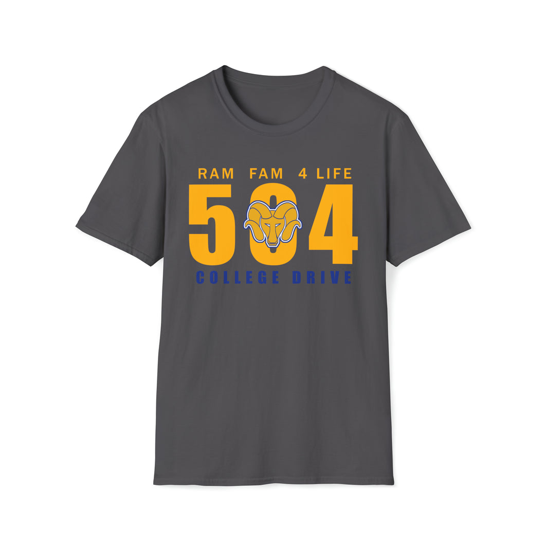 504 College Drive  Logo Unisex Jersey Short Sleeve Tee