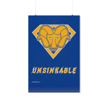 Load image into Gallery viewer, Super Unsinkable Gold Logo Gold Emblem Posters
