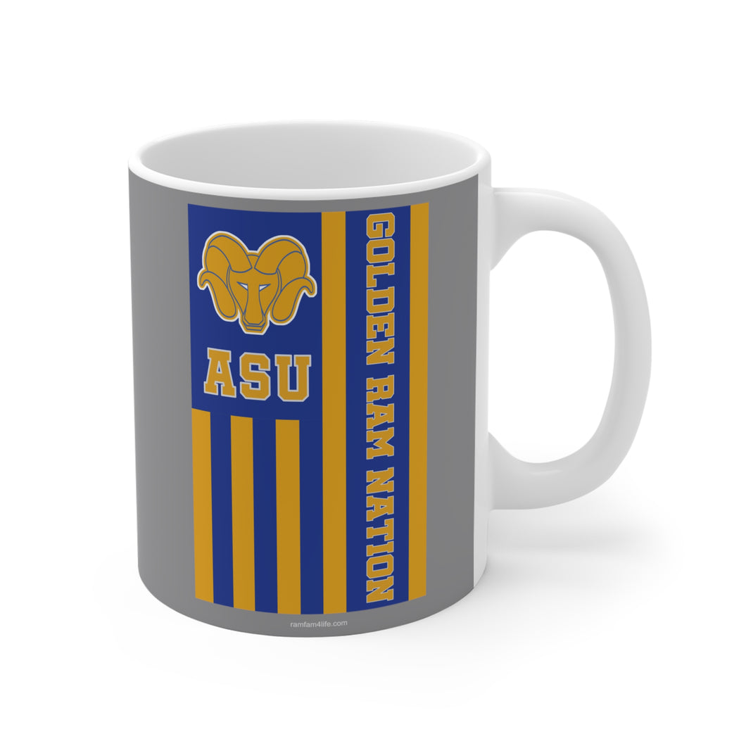 Golden Ram Nation Flag -Mug 11oz