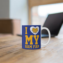 Load image into Gallery viewer, I Heart MY RAM FAM - Mug 11oz
