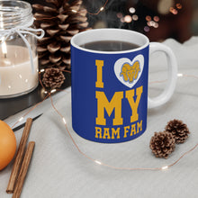 Load image into Gallery viewer, I Heart MY RAM FAM - Mug 11oz
