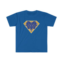 Load image into Gallery viewer, Super Ram Fam Logo Blue w/Gold Emblem
