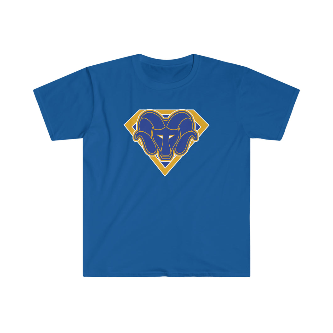 Super Ram Fam Logo Blue w/Gold Emblem