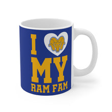 Load image into Gallery viewer, I Heart MY RAM FAM - Mug 11oz
