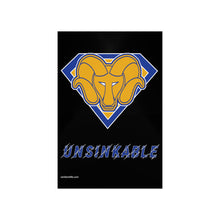 Load image into Gallery viewer, Super Unsinkable Gold Logo Blue Emblem Posters
