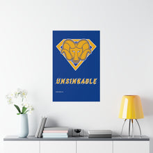 Load image into Gallery viewer, Super Unsinkable Gold Logo Gold Emblem Posters
