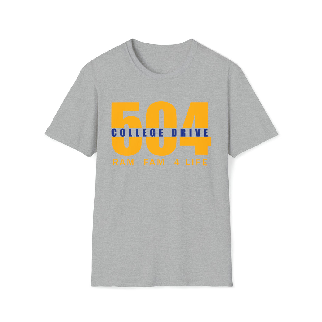 RF4L 504 College Drive -  Unisex Softstyle T-Shirt